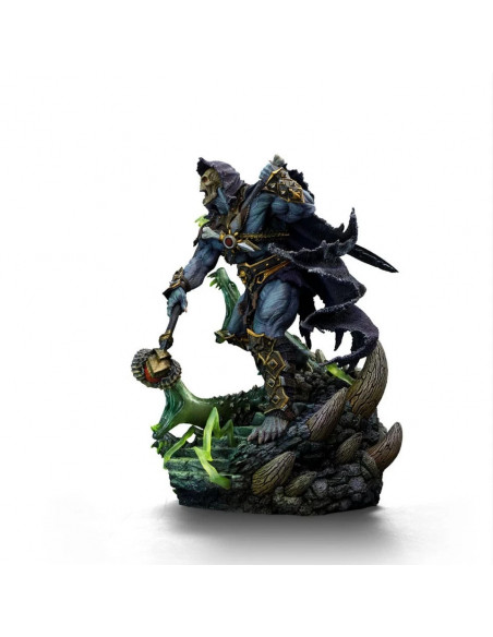 Masters of the Universe Deluxe Statue 1/10 Skeletor Unleashed Iron Studios live