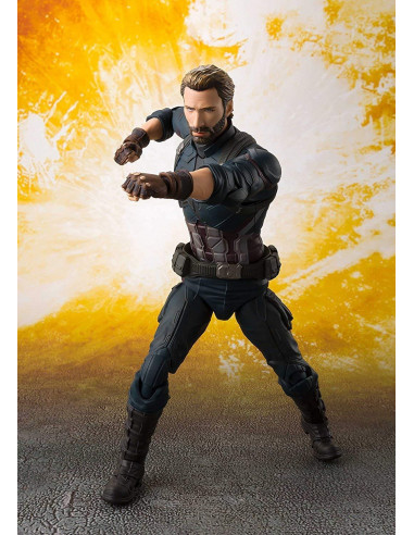 Marvel Chris Evans Captain America & Tamashii Effect Avengers Figuarts Bandai
