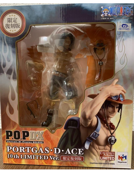 One Piece Excellent Model P.O.P Statue NEO-DX Portgas D. Ace 10th Limited live