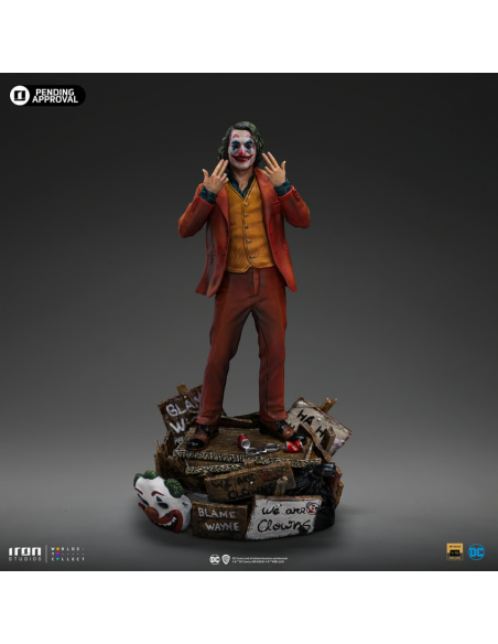 DC Iron Studios Sideshow Batman  Arthur Fleck JOKER Joaquin Phoenix 1:10 Statue