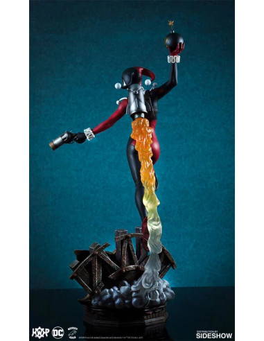 Tweeterhead Sideshow Harley Quinn Super Powers Maquette Dc Batman Comics RARE