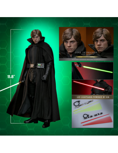 Star Wars Legends The Dark Empire Luke Skywalker 1/6 Hot Toys Sideshow CMS019