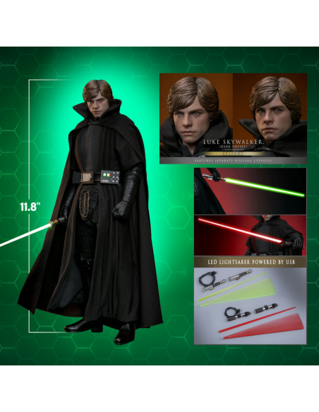 Star Wars Legends The Dark Empire Luke Skywalker 1/6 Hot Toys Sideshow CMS019