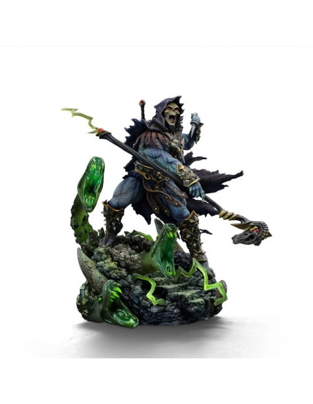 Masters of the Universe Deluxe Statue 1/10 Skeletor Unleashed Iron Studios live