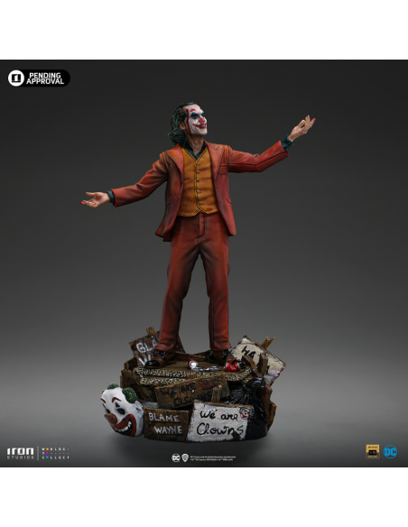 DC Iron Studios Sideshow Batman  Arthur Fleck JOKER Joaquin Phoenix 1:10 Statue