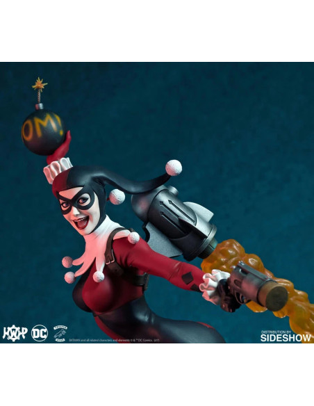Tweeterhead Sideshow Harley Quinn Super Powers Maquette Dc Batman Comics RARE