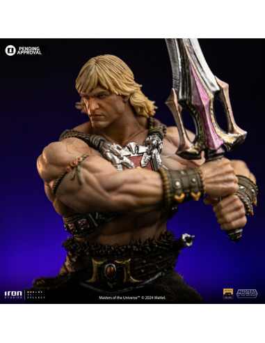 Masters of the Universe Deluxe Art Statue 1/10 HE-MAN Unleashed Iron Studios