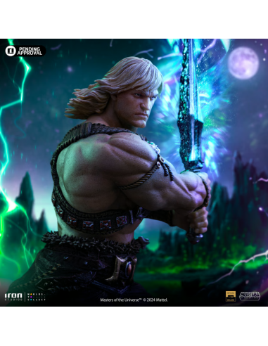 Masters of the Universe Deluxe Art Statue 1/10 HE-MAN Unleashed Iron Studios