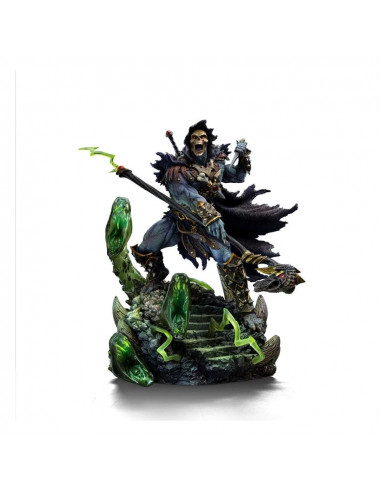 Masters of the Universe Deluxe Statue 1/10 Skeletor Unleashed Iron Studios live