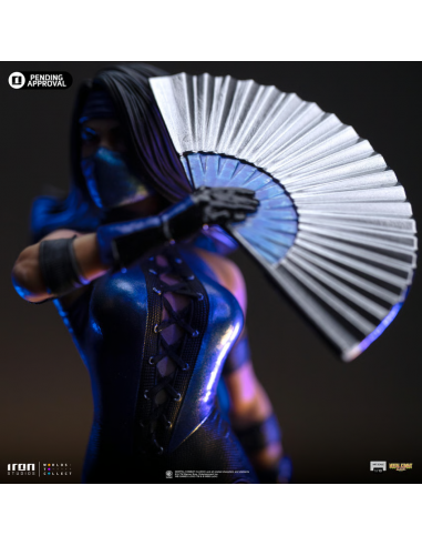 Mortal Kombat KITANA with 2 Heads Art Scale Statue 1/10 Iron Studios Sideshow