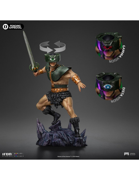 Masters of the Universe Tri-Klops 1/10 Statue MOTU Iron Studios Sideshow live