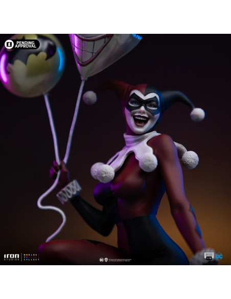DC Batman Joker's lover HARLEY QUINN Unleashed 1/10 Deluxe IRON STUDIOS Sideshow