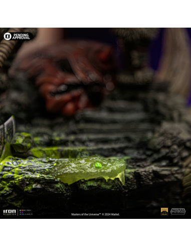 Masters of the Universe Deluxe Statue 1/10 HE-MAN Unleashed Iron Studios live