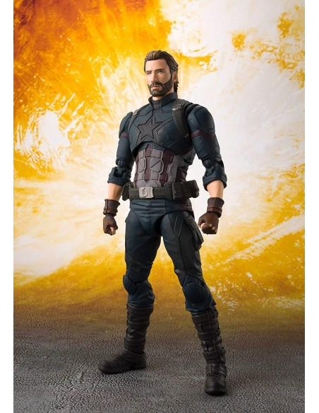 Marvel Chris Evans Captain America & Tamashii Effect Avengers Figuarts Bandai