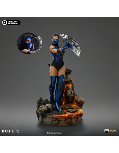 Mortal Kombat KITANA with 2 Heads Art Scale Statue 1/10 Iron Studios Sideshow