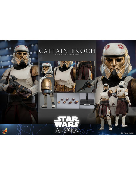 Star Wars Ahsoka CAPTAIN ENOCH 1/6 Action Fig Hot Toys Sideshow Exclusive TMS120
