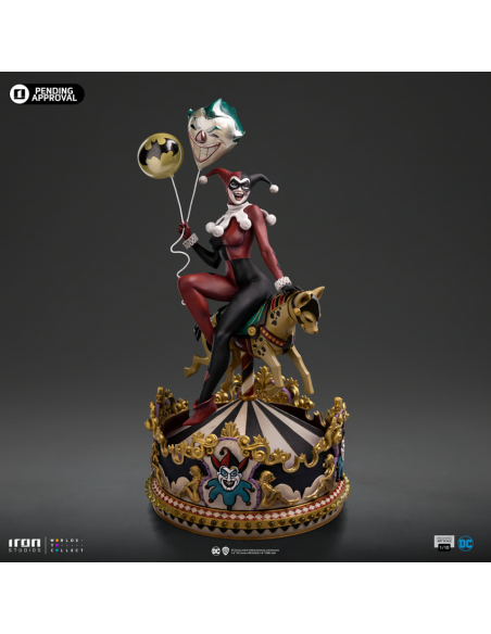 DC Batman Joker's lover HARLEY QUINN Unleashed 1/10 Deluxe IRON STUDIOS Sideshow