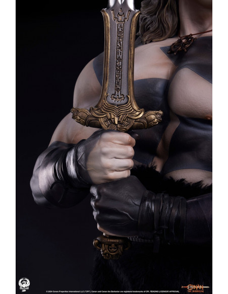 PCS Sideshow CONAN The Barbarian Warpaint Arnold Schwarzenegger 1:2 Scale Statue