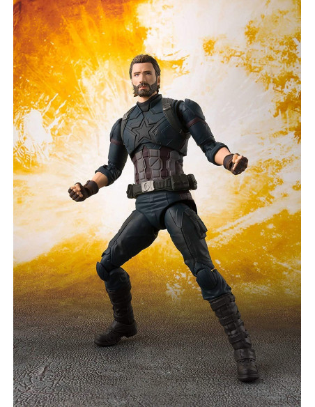 Marvel Chris Evans Captain America & Tamashii Effect Avengers Figuarts Bandai
