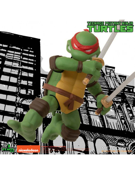 5 POINTS TMNT Teenage Mutant Ninja Turtles Action Figures Deluxe Box Mezco live