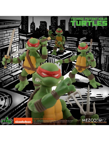 5 POINTS TMNT Teenage Mutant Ninja Turtles Action Figures Deluxe Box Mezco live