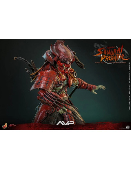 HOT TOYS Alien Predator Akaoni Samurai Artist Collection Action Figure 1/6 AC06