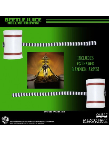 One:12 Beetlejuice Michael Keaton Deluxe Edition Action Figure 1/12 Mezco