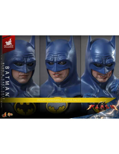 DC THE FLASH Batman Blue & Grey EXCLUSIVE Action Figure Hot Toys Sideshow MMS834