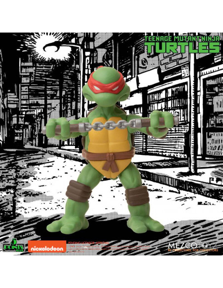 5 POINTS TMNT Teenage Mutant Ninja Turtles Action Figures Deluxe Box Mezco live
