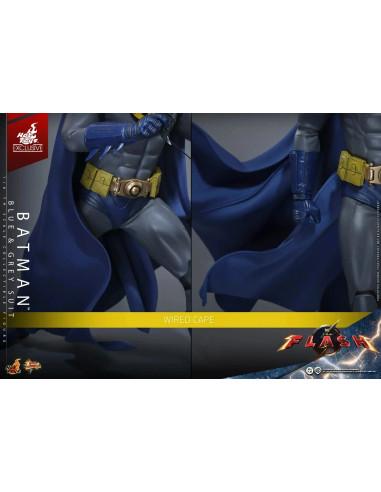 DC THE FLASH Batman Blue & Grey EXCLUSIVE Action Figure Hot Toys Sideshow MMS834