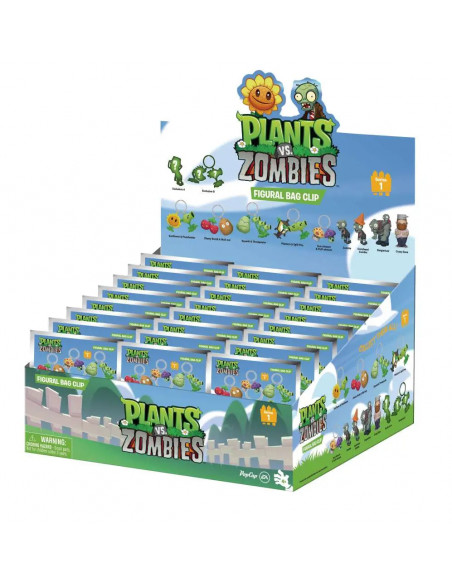 PLANTS VS ZOMBIES BAG CLIP BLIND BOX DISPLAY (24)