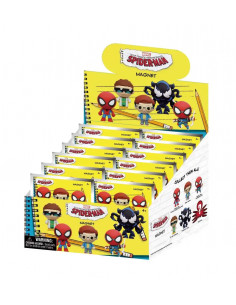 SPIDER-MAN FRIENDLY NEIGHBORHOOD MAGNETS BLIND PACK DISPLAY (12)