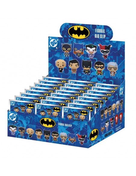 BATMAN ANIMATED BAG CLIP BLIND BOX DISPLAY (24)