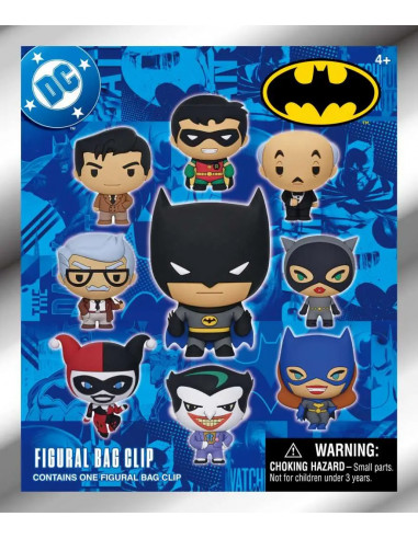 BATMAN ANIMATED BAG CLIP BLIND BOX DISPLAY (24)
