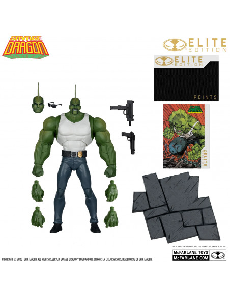 MCFARLANE ELITE EDITION  SAVAGE DRAGON  ACTION FIGURE