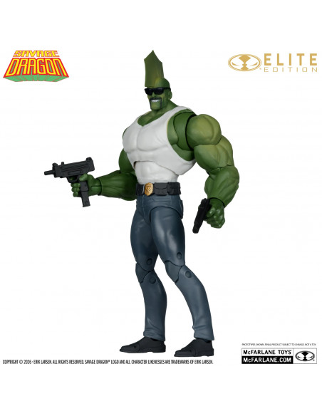 MCFARLANE ELITE EDITION  SAVAGE DRAGON  ACTION FIGURE