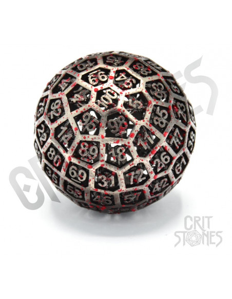 CritStones Hollow Metal Dice D100 Centigrave