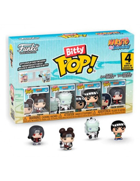 Naruto Bitty POP! Vinyl Figure 4-Pack Display (12) 2,5 cm