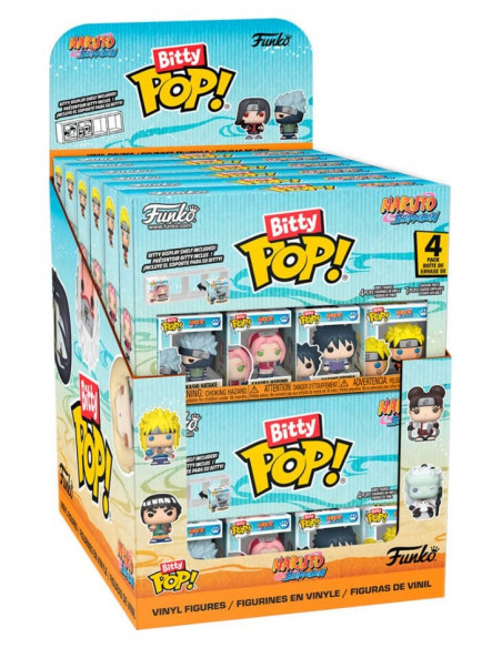 Naruto Bitty POP! Vinyl Figure 4-Pack Display (12) 2,5 cm