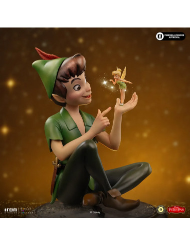 DISNEY VINTAGE PETER PAN & TINKERBELL 1/10 STATUE