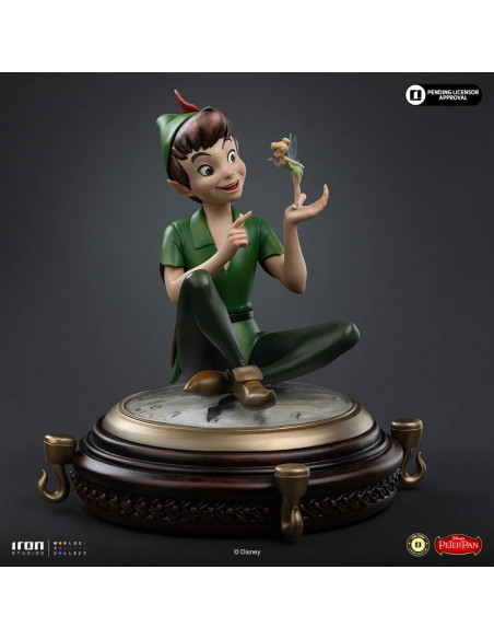DISNEY VINTAGE PETER PAN & TINKERBELL 1/10 STATUE