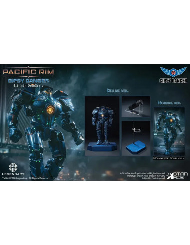 PACIFIC RIM GIPSY DANGER DEFOSTYLE DELUXE FIGURE
