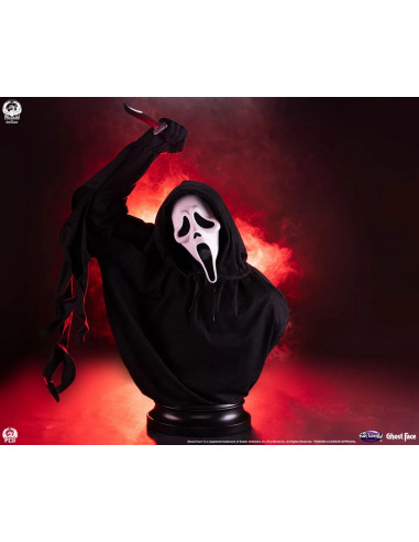 GHOST FACE LIFE SIZED BUST DELUXE