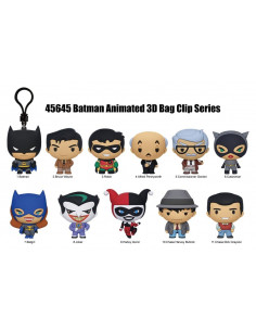 Batman: The Animated Series 3D Foam Bag Clips Series 1 Display (24)