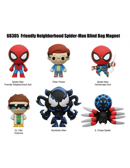 Spider-Man Magnets blind pack Display (12)