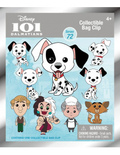 One Hundred and One Dalmatians 3D Foam Bag Clips Serie 72 Display (24)