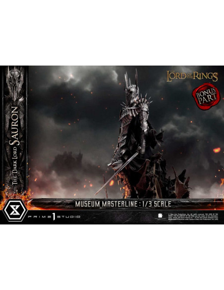 Lord of the Rings Museum Masterline Series Statue 1/3 The Dark Lord Sauron Bonus Version 117 cm