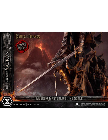 Lord of the Rings Museum Masterline Series Statue 1/3 The Dark Lord Sauron Bonus Version 117 cm