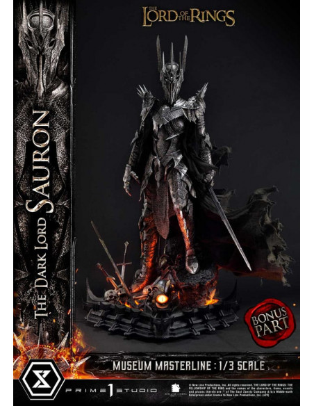 Lord of the Rings Museum Masterline Series Statue 1/3 The Dark Lord Sauron Bonus Version 117 cm