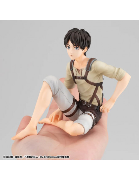 ATTACK ON TITAN PALM SIZE EREN YEAGER G.E.M. STATUE